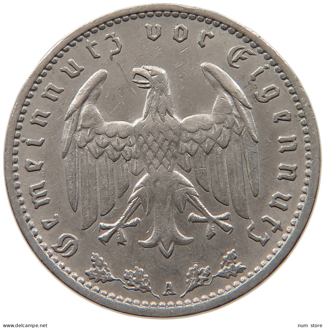 DRITTES REICH MARK 1936 A  #MA 099325 - 1 Reichsmark