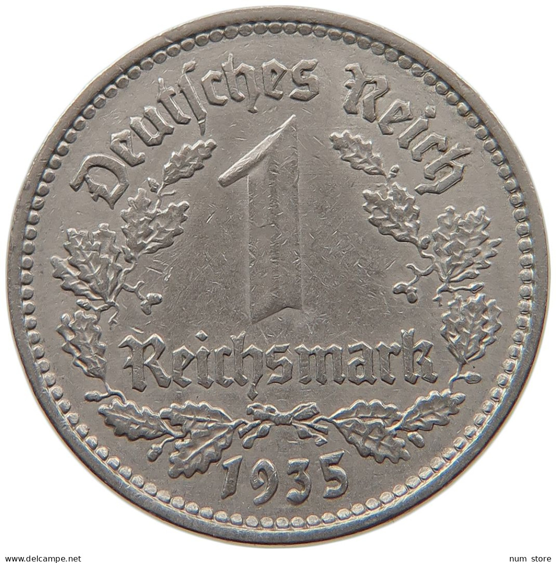 DRITTES REICH MARK 1935 A  #MA 099369 - 1 Reichsmark