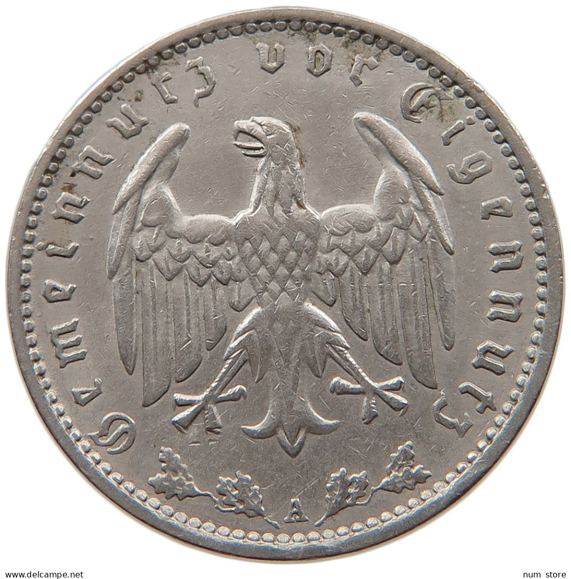 DRITTES REICH MARK 1935 A  #MA 099369 - 1 Reichsmark