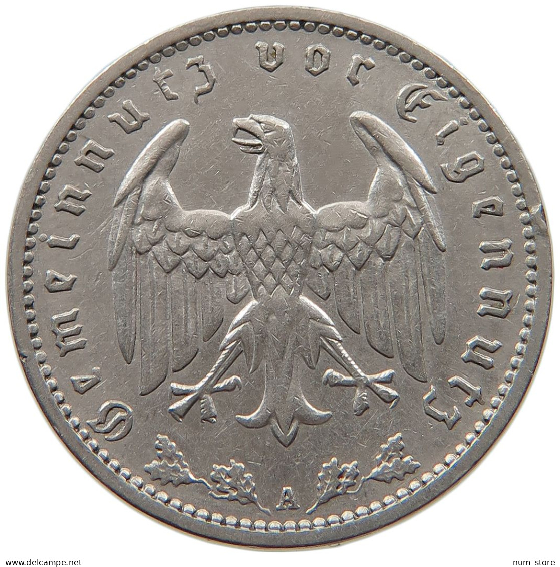 DRITTES REICH MARK 1935 A  #MA 099370 - 1 Reichsmark