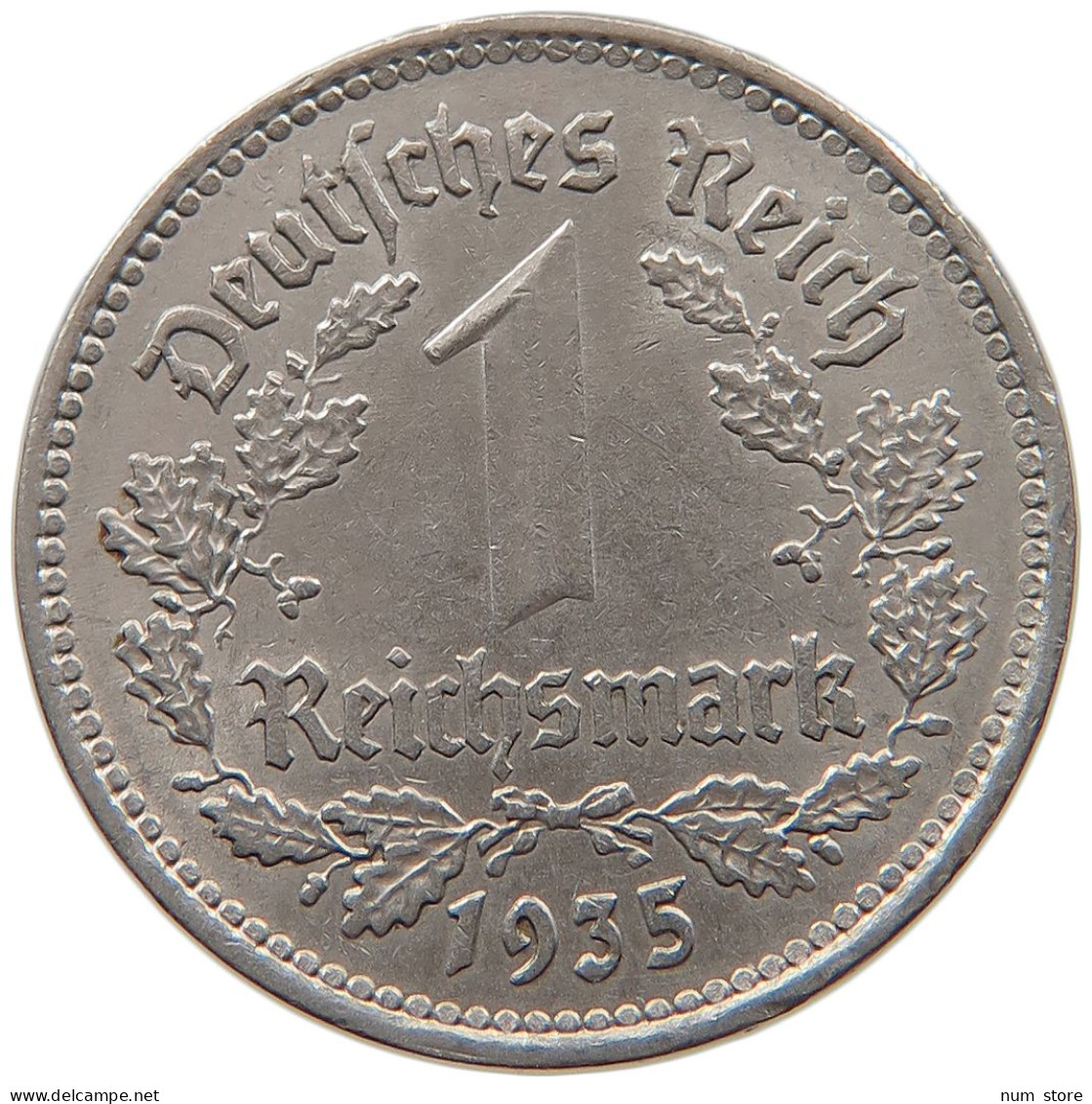 DRITTES REICH MARK 1935 A  #MA 099336 - 1 Reichsmark