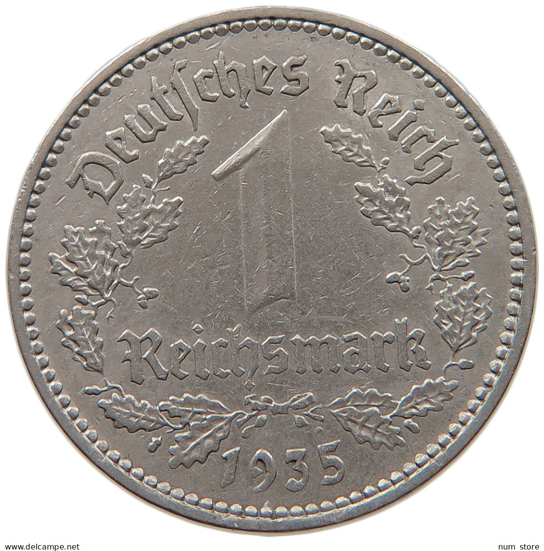 DRITTES REICH MARK 1935 A  #MA 099342 - 1 Reichsmark