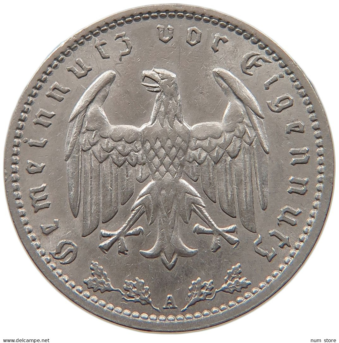 DRITTES REICH MARK 1935 A  #MA 099332 - 1 Reichsmark