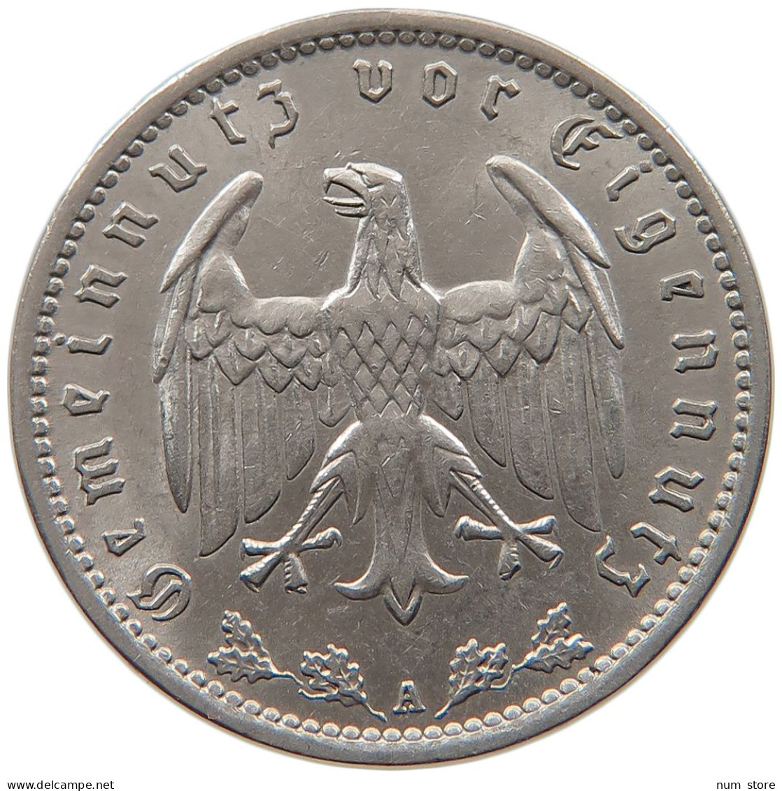 DRITTES REICH MARK 1935 A  #MA 099322 - 1 Reichsmark