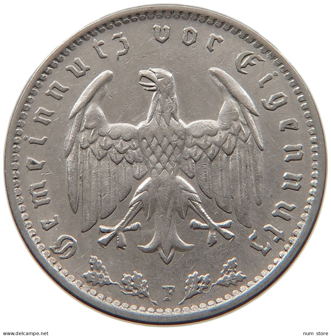 DRITTES REICH MARK 1934 F  #MA 099374 - 1 Reichsmark