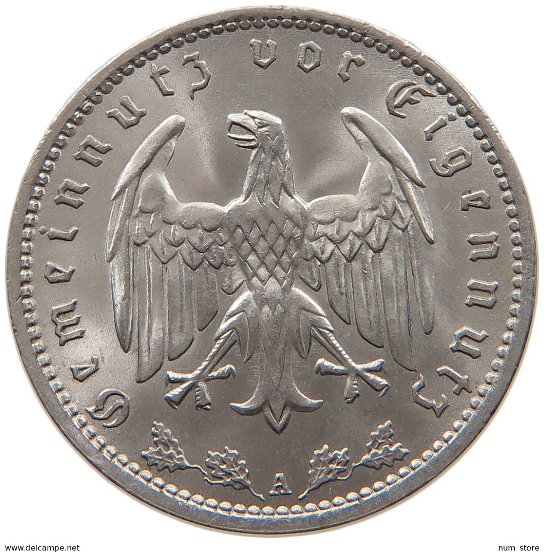 DRITTES REICH MARK 1935 A  #MA 063951 - 1 Reichsmark