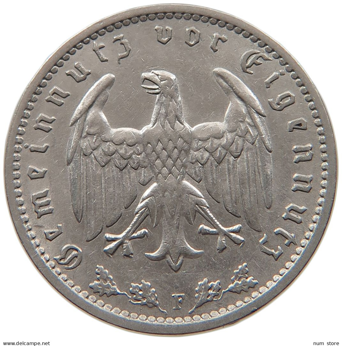 DRITTES REICH MARK 1934 F  #MA 099365 - 1 Reichsmark