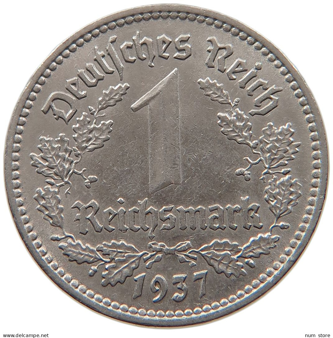 DRITTES REICH MARK 1937 A  #MA 099343 - 1 Reichsmark