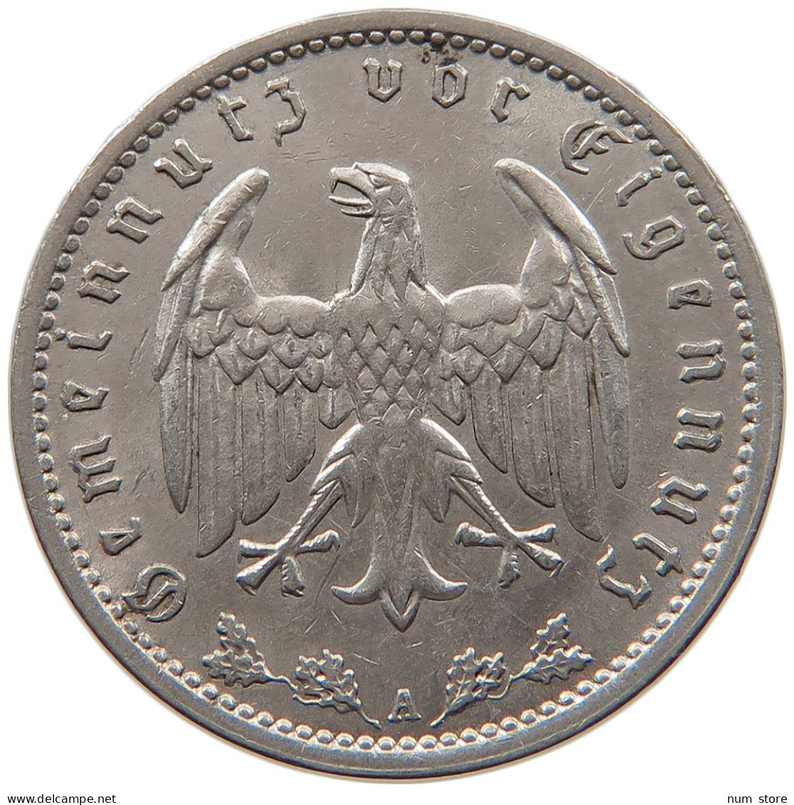 DRITTES REICH MARK 1937 A  #MA 099343 - 1 Reichsmark
