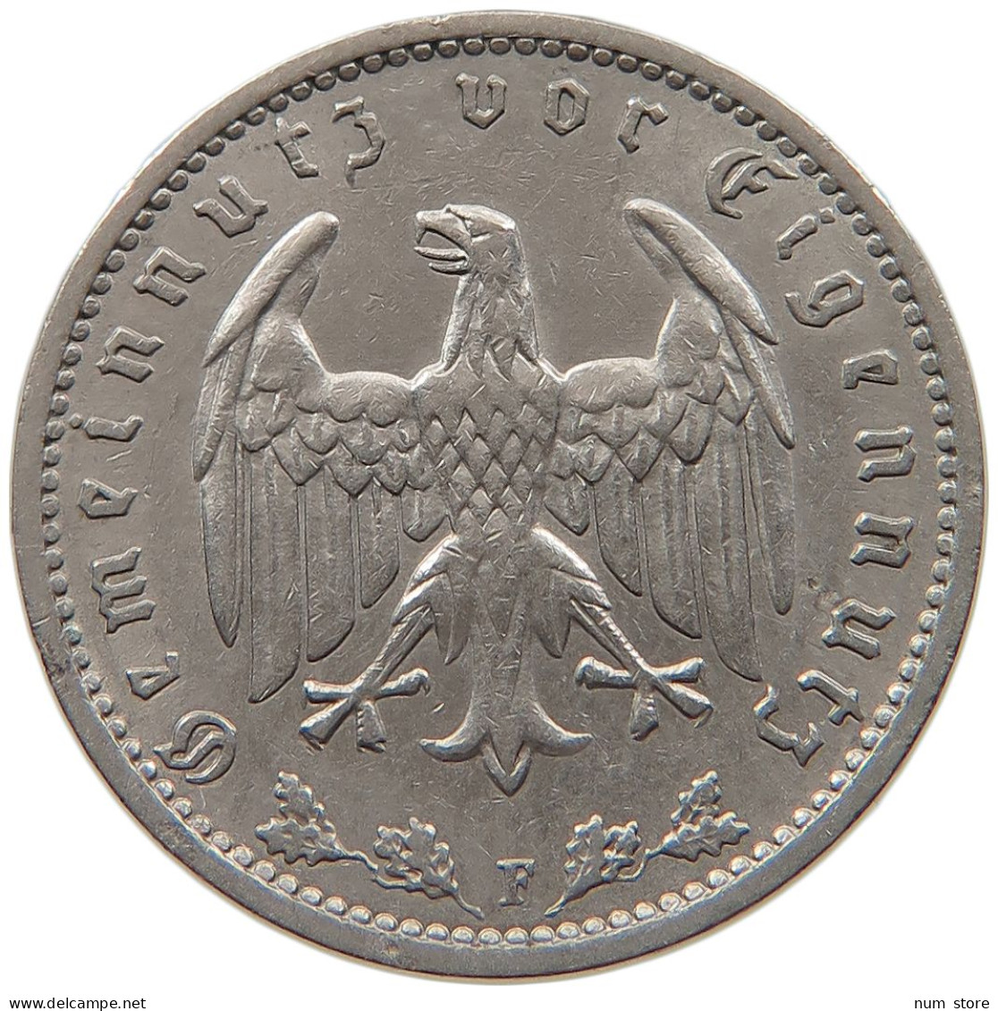 DRITTES REICH MARK 1934 F  #MA 099351 - 1 Reichsmark
