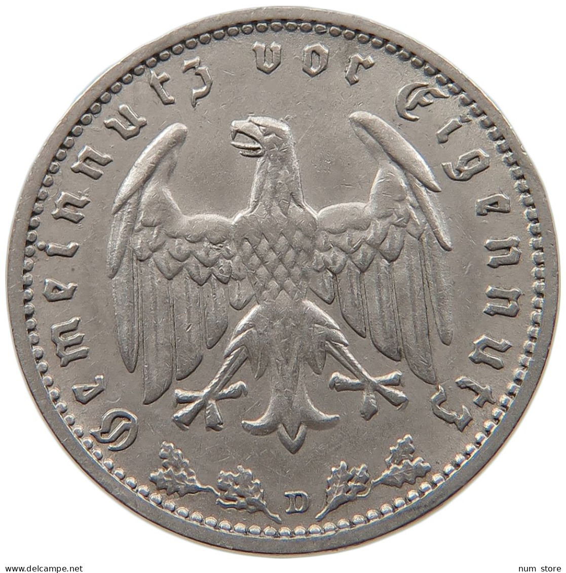 DRITTES REICH MARK 1934 D  #MA 099339 - 1 Reichsmark