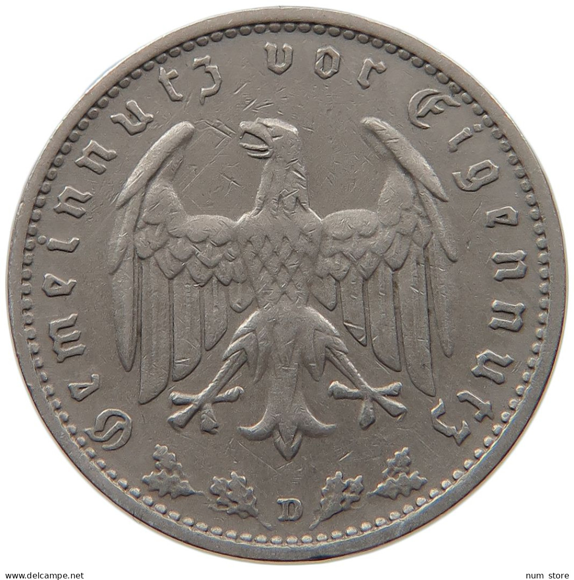 DRITTES REICH MARK 1934 D  #MA 099323 - 1 Reichsmark