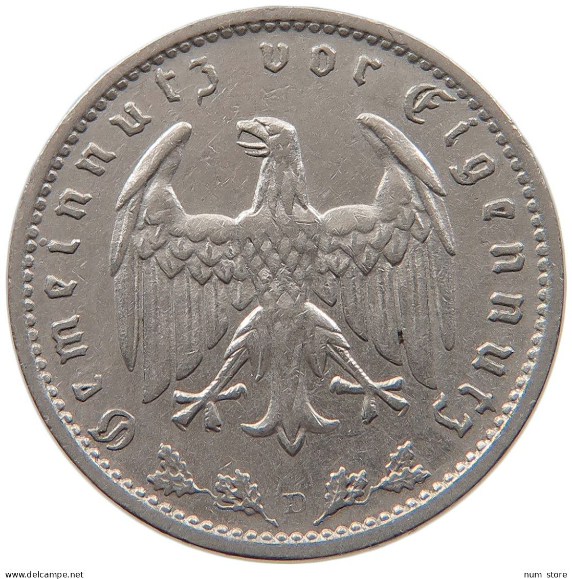 DRITTES REICH MARK 1934 D  #MA 099319 - 1 Reichsmark