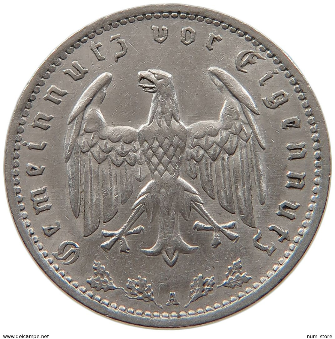 DRITTES REICH MARK 1934 A  #MA 099364 - 1 Reichsmark