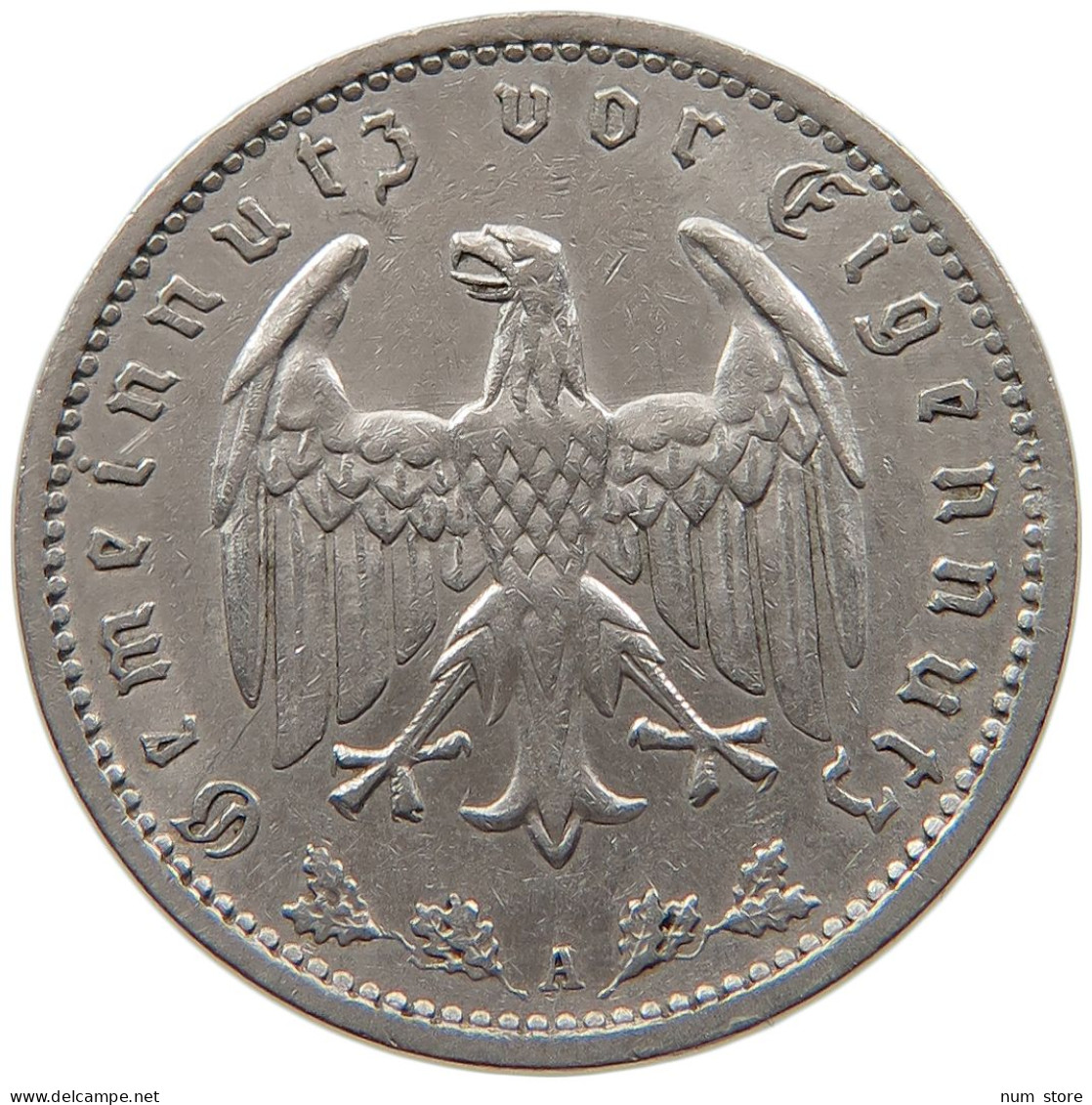 DRITTES REICH MARK 1934 A  #MA 099358 - 1 Reichsmark