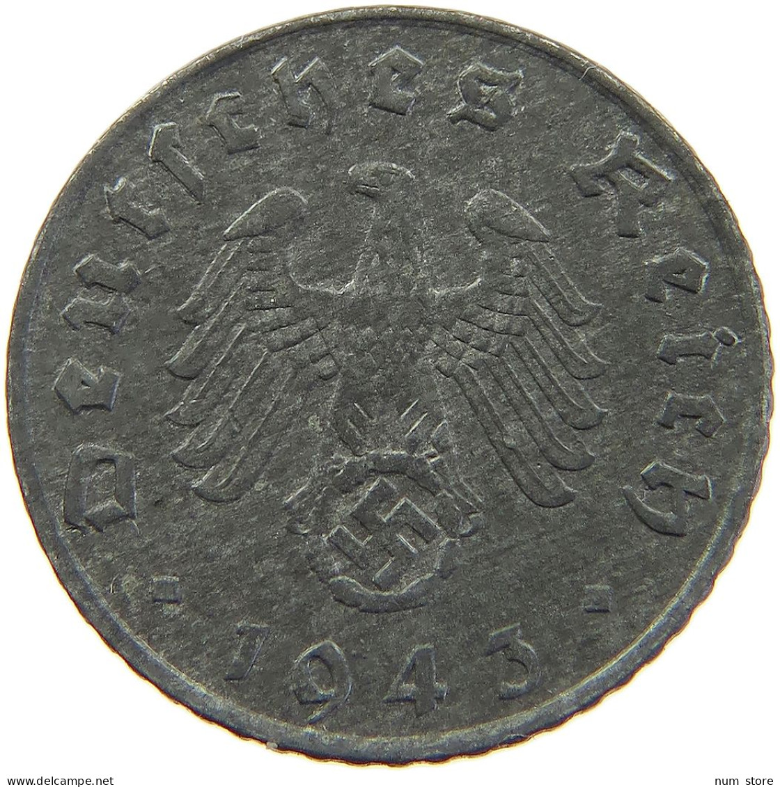 DRITTES REICH 5 REICHSPFENNIG 1943 E  #MA 102710 - 5 Reichspfennig