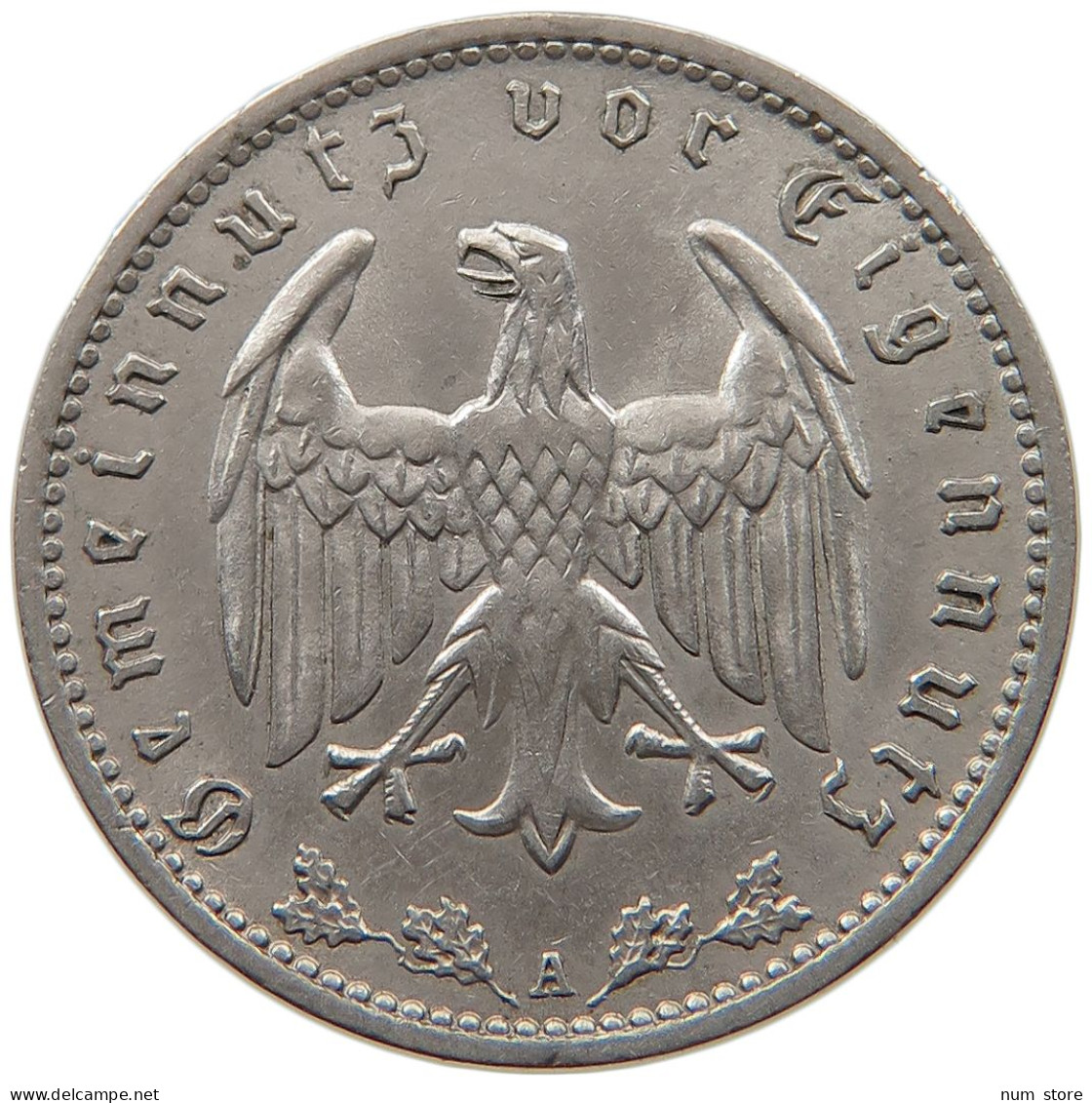 DRITTES REICH MARK 1934 A  #MA 099317 - 1 Reichsmark