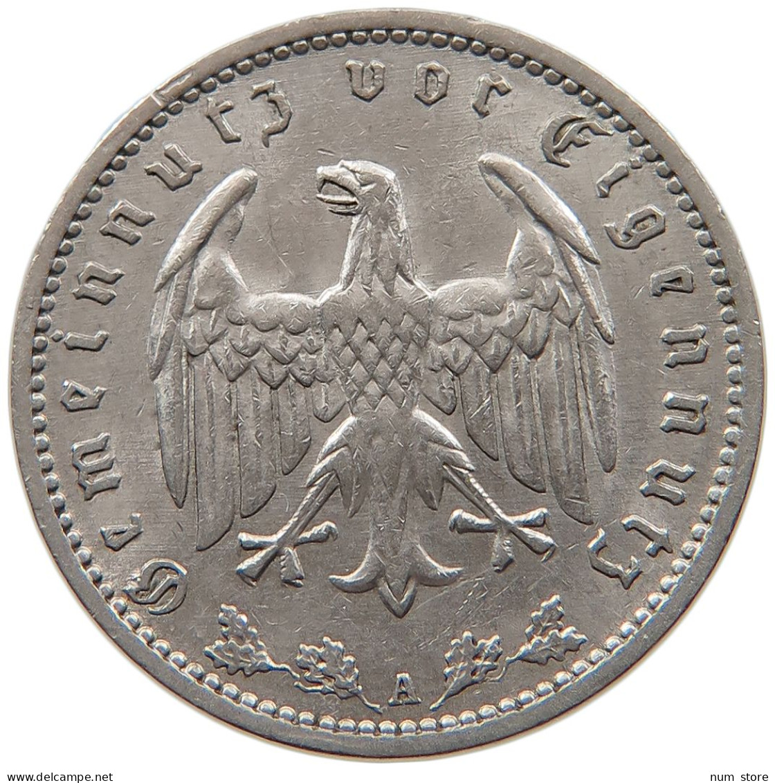DRITTES REICH MARK 1934 A  #MA 099324 - 1 Reichsmark