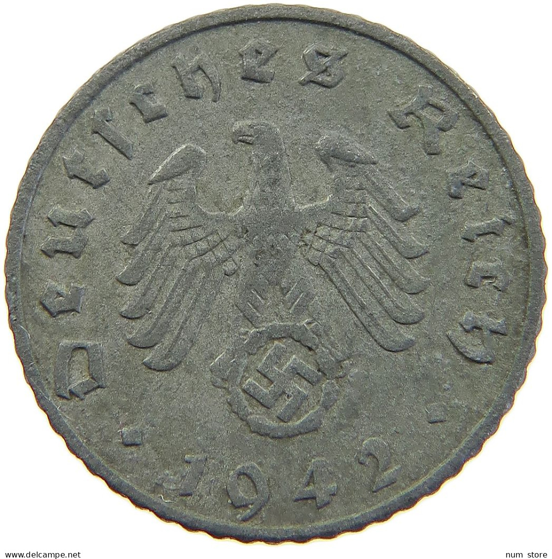 DRITTES REICH 5 REICHSPFENNIG 1942 F  #MA 102712 - 5 Reichspfennig