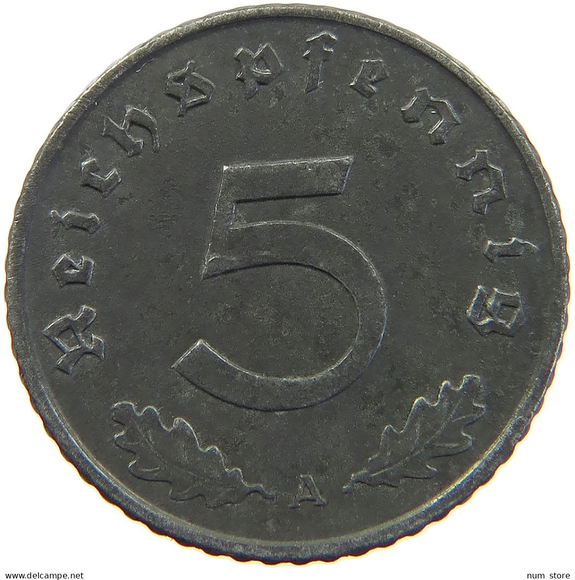 DRITTES REICH 5 REICHSPFENNIG 1941 A  #MA 102714 - 5 Reichspfennig