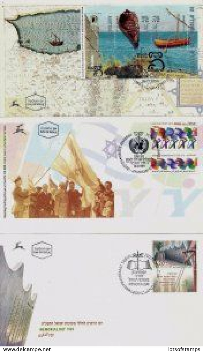 ISRAEL 1999 FDC YEAR SET WITH S/SHEETS - SEE 7 SCANS - Brieven En Documenten