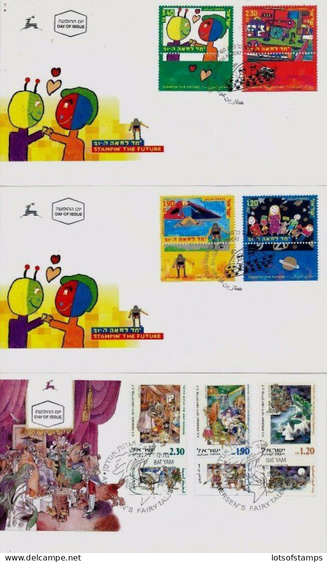 ISRAEL 2000 FDC YEAR SET - SEE 8 SCANS - Briefe U. Dokumente