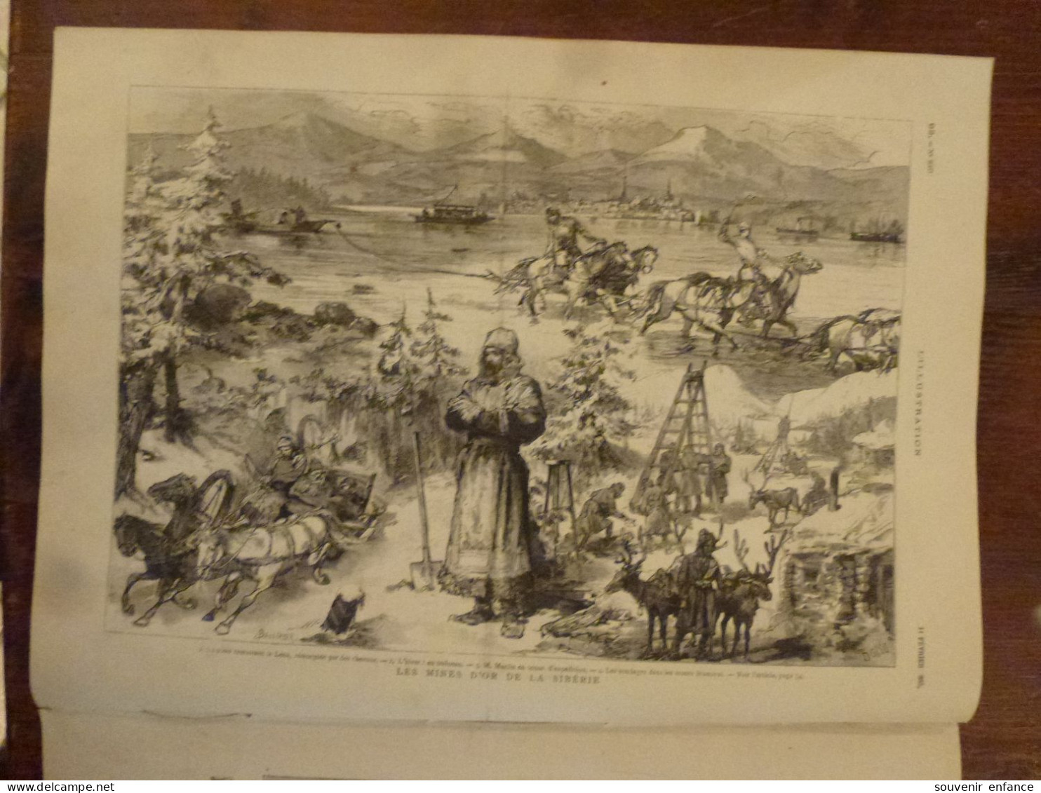 L'Illustration Février 1882 Chemins De Fer De La Corse Mines D'Or De Sibérie Saint Pierre Les Calais Comptoir D'Escompte - 1850 - 1899