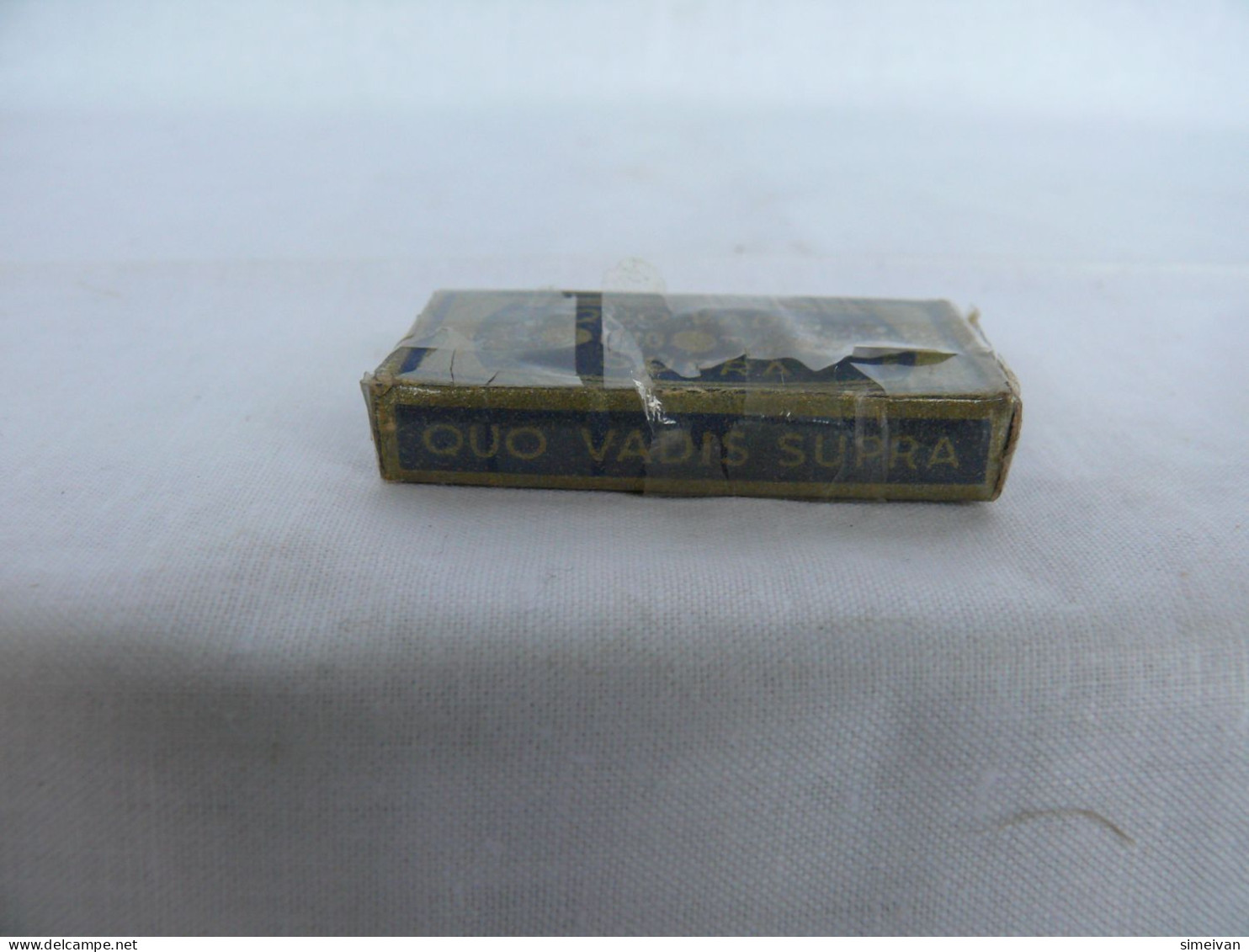 Vintage QUO VADIS Razor Blades Best Solingen Steel Germany Pack Of 10 #2182 - Lames De Rasoir