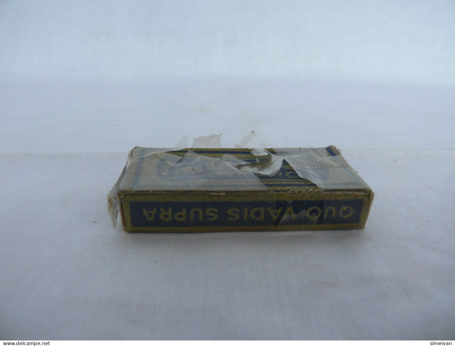 Vintage QUO VADIS Razor Blades Best Solingen Steel Germany Pack Of 10 #2182 - Lames De Rasoir