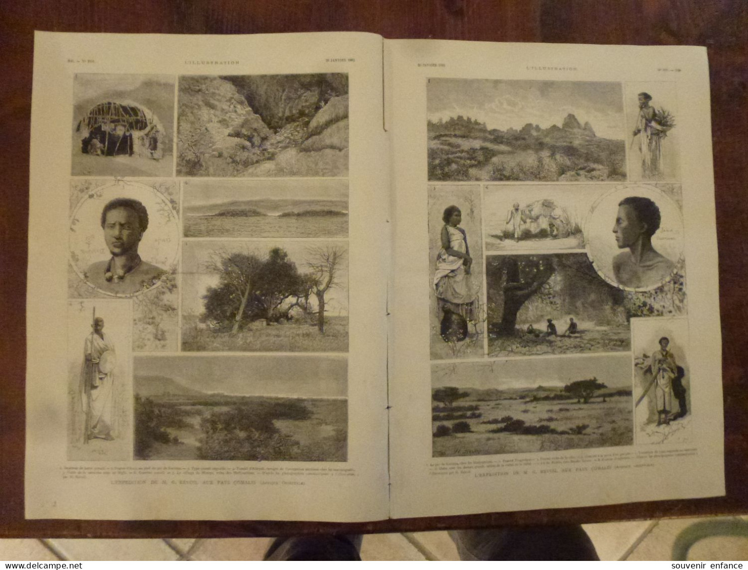 L'Illustration Janvier 1882 Canons Hotchkiss Revoil Aux Pays Comalis Fréjus Auberge Des Adrets Saint Raphaël Valescure - 1850 - 1899