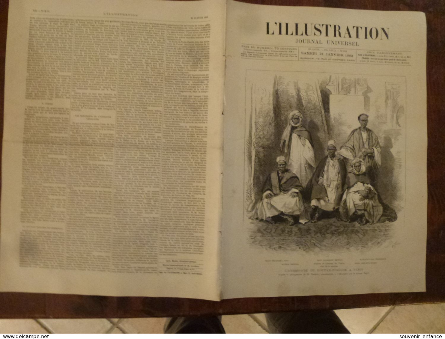 L'Illustration Janvier 1882 Ambassade Du Foutah Djallon Yucatan - 1850 - 1899