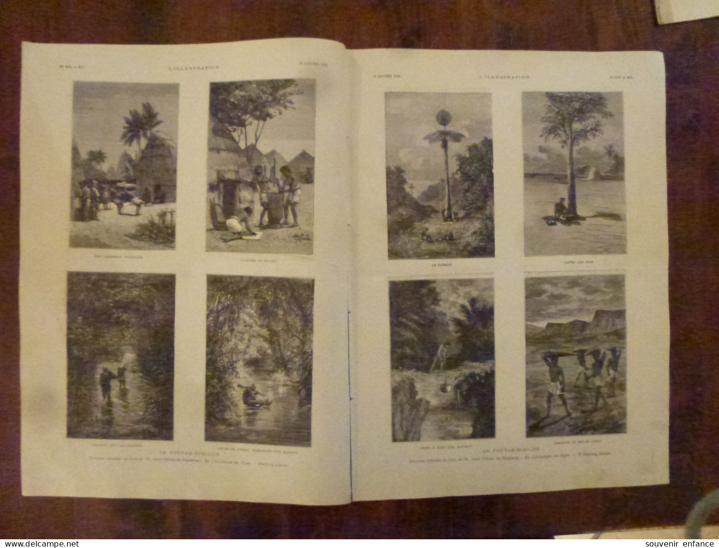 L'Illustration Janvier 1882 Ambassade Du Foutah Djallon Yucatan - 1850 - 1899