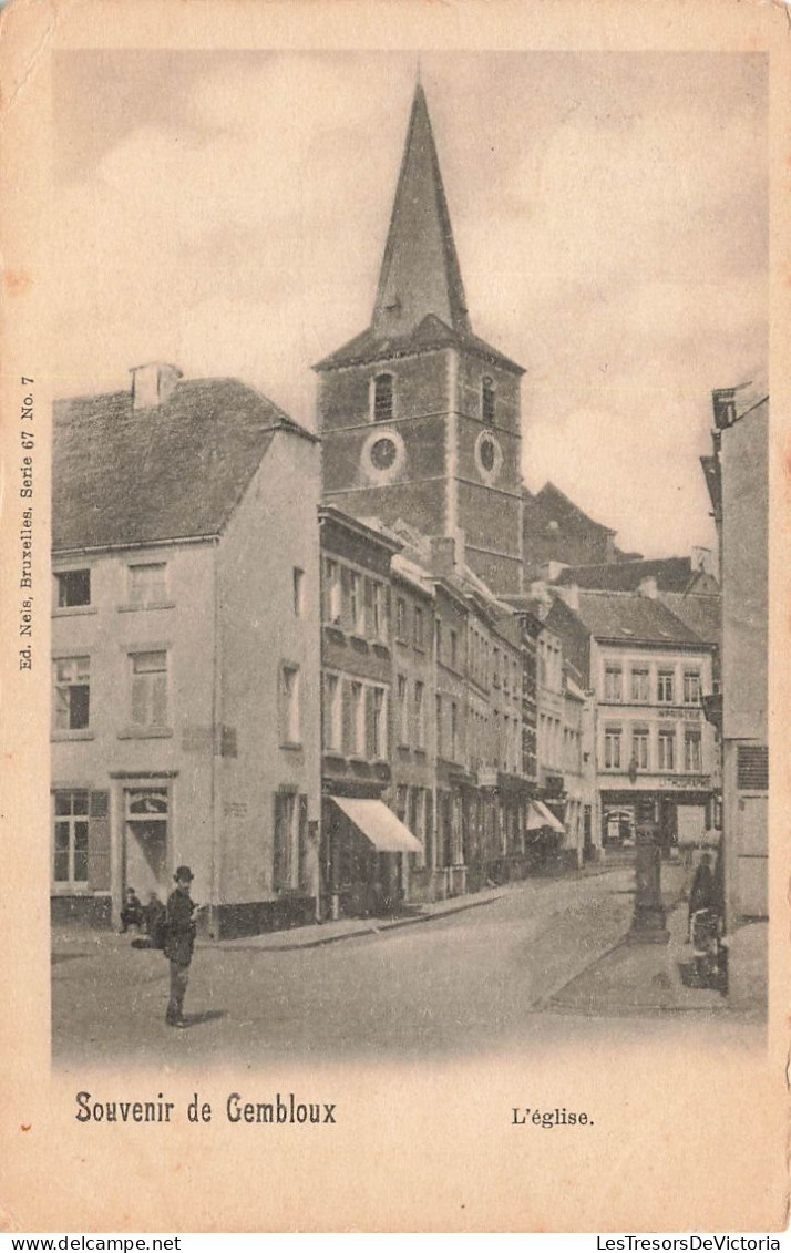 BELGIQUE - Gembloux - Le Chemin Vers L'église - Carte Postale Ancienne - Gembloux