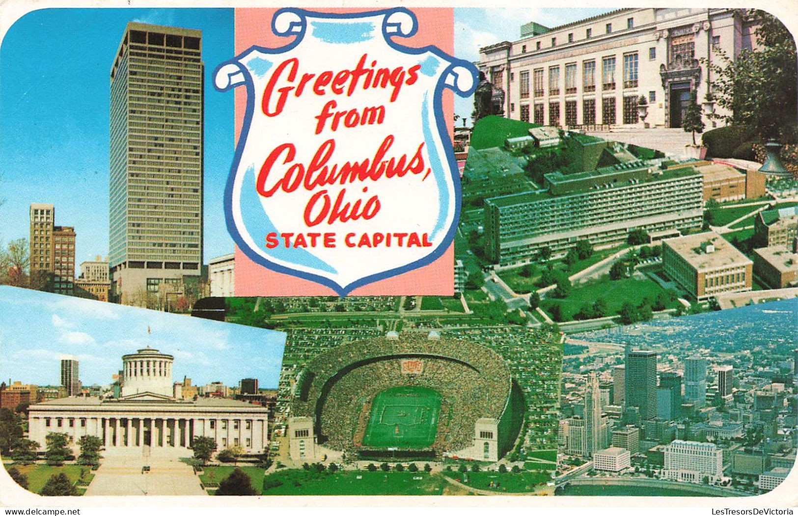 ETATS-UNIS - Ohio - Columbus - Bonjour De Columbus - Multi-vues - Colorisé - Carte Postale - Columbus