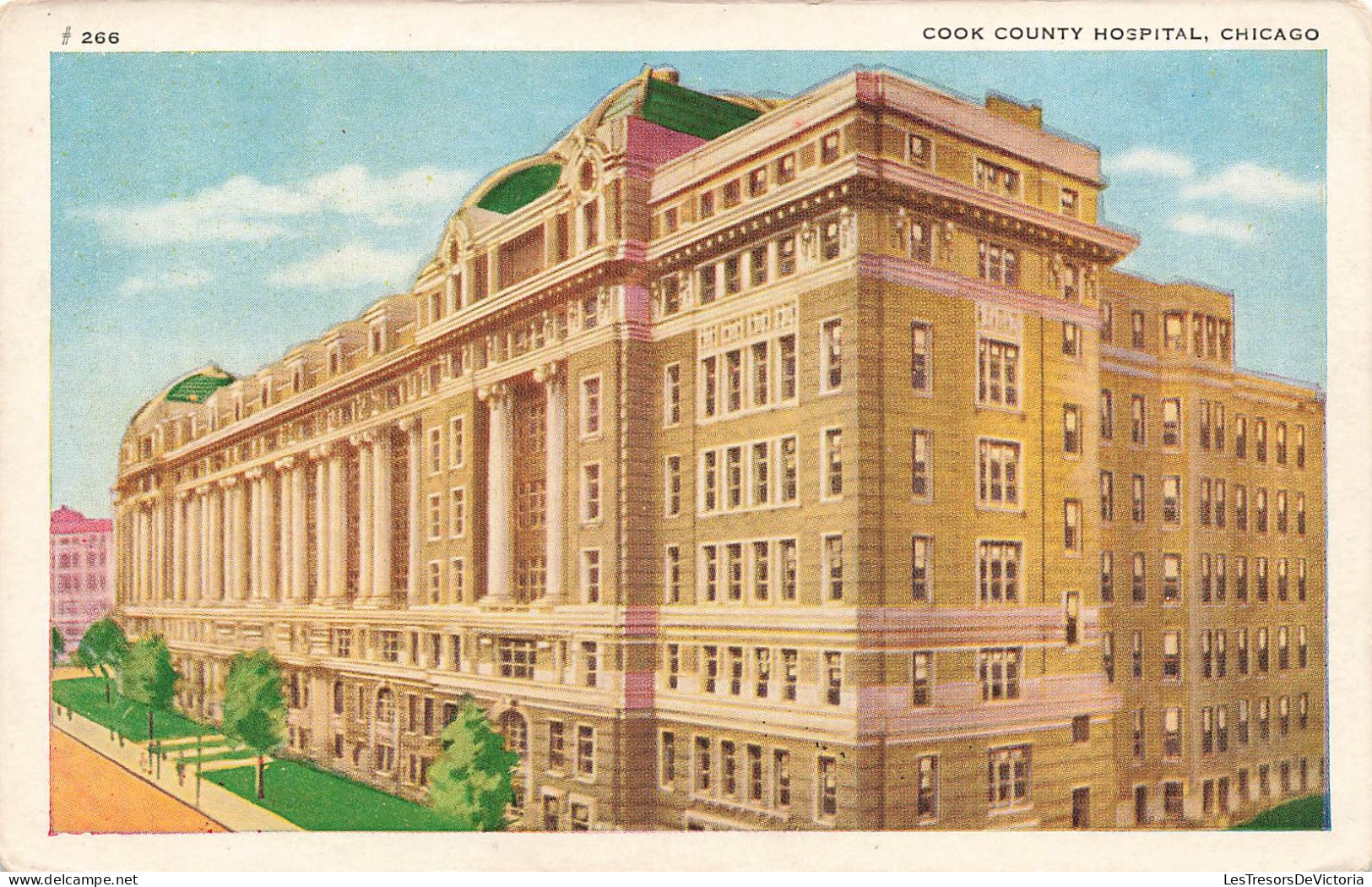 ETATS-UNIS - Chicago - Cook County Hospital - Colorisé - Carte Postale - Chicago