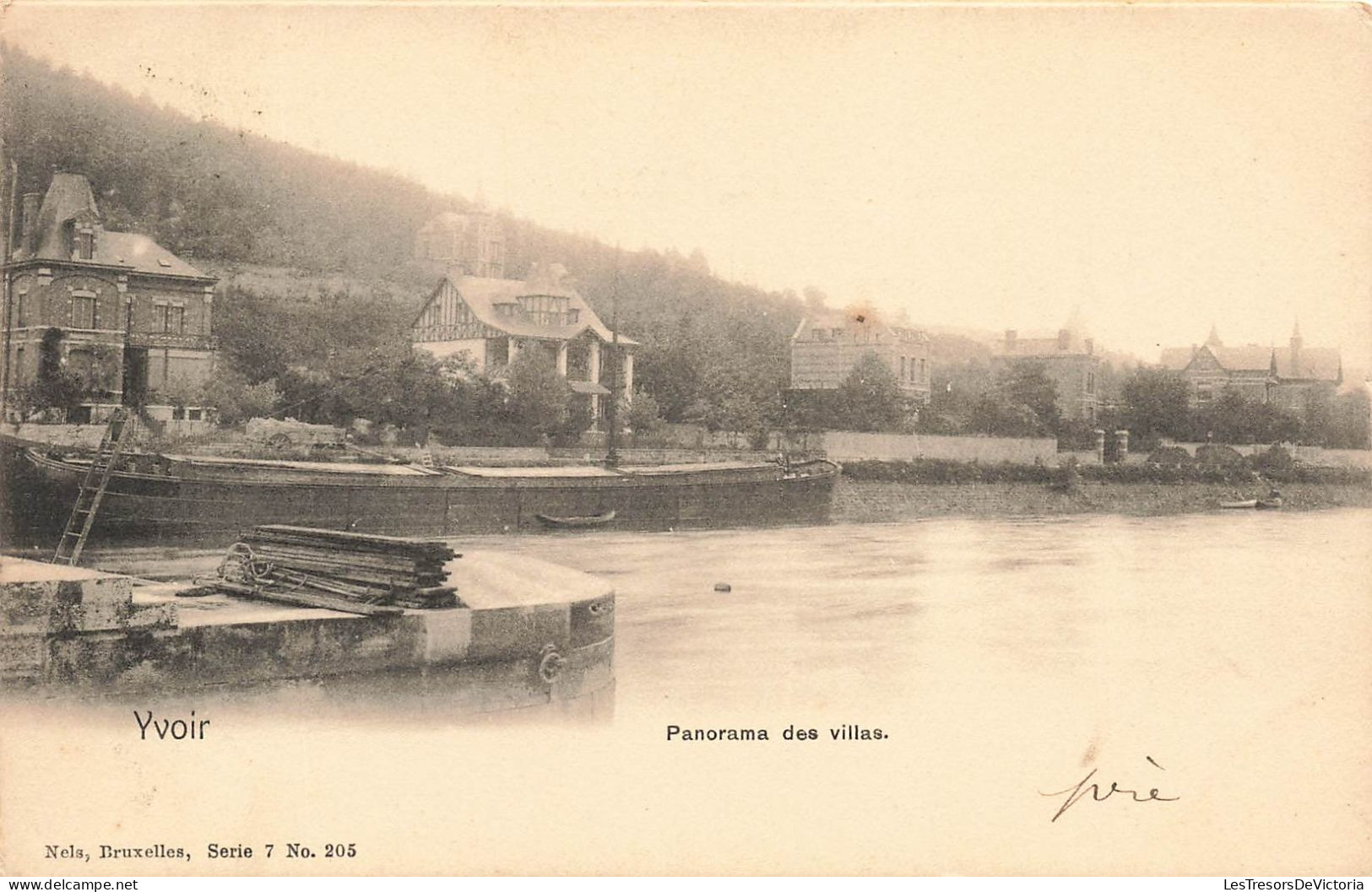 BELGIQUE - Yvoir - Panorama Des Villas - Carte Postale Ancienne - Yvoir