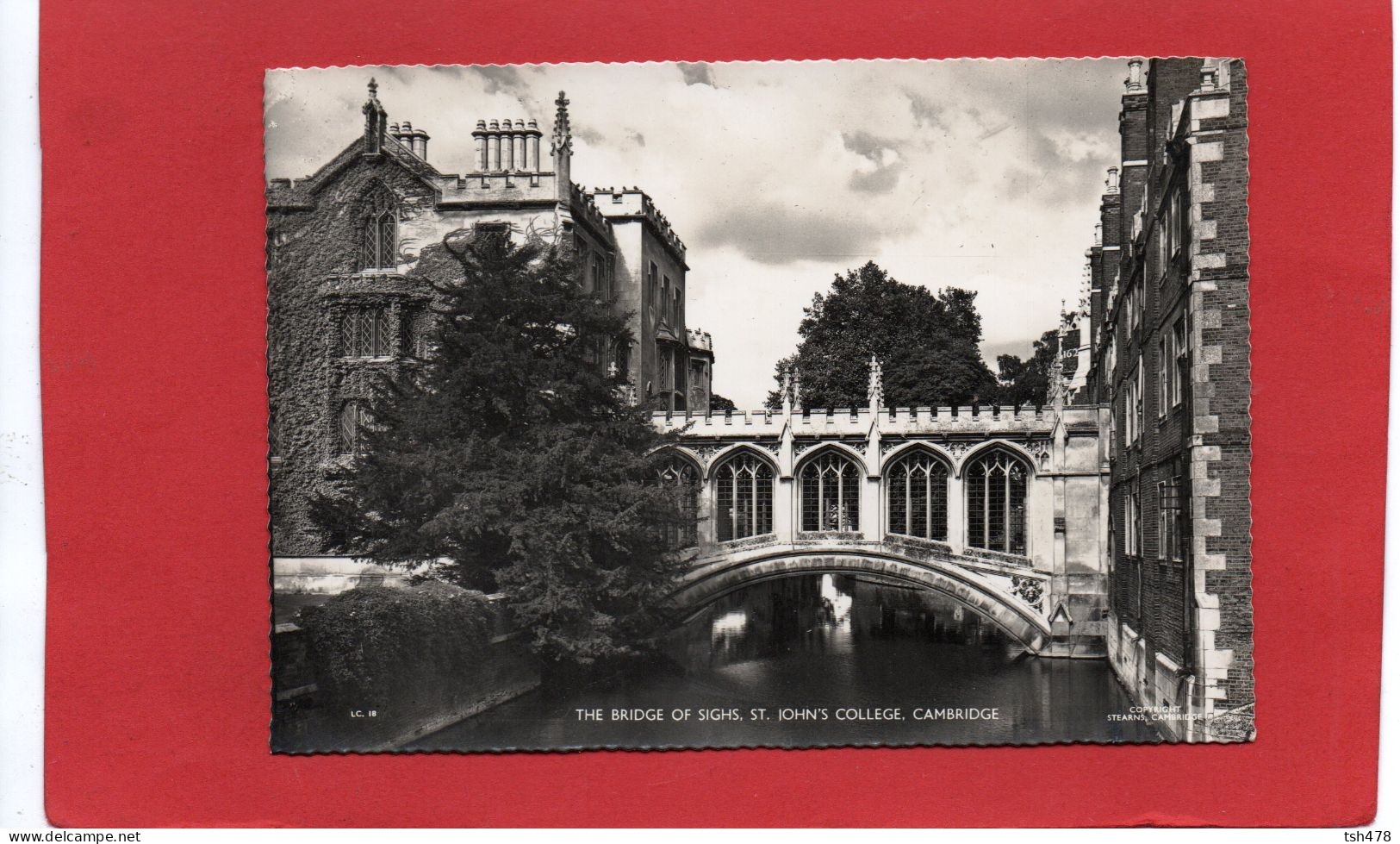 ANGLETERRE---  CAMBRIDGE--The Bridge Of Sighs St. John's College---voir 2 Scans - Cambridge