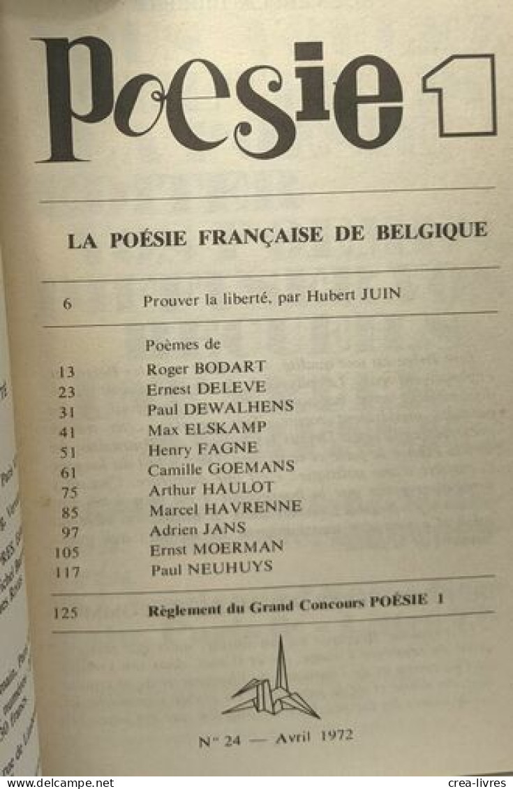 3 revues "La nouvelle poésie française": N°15 1971 + N°19 1971 + N°24 1972