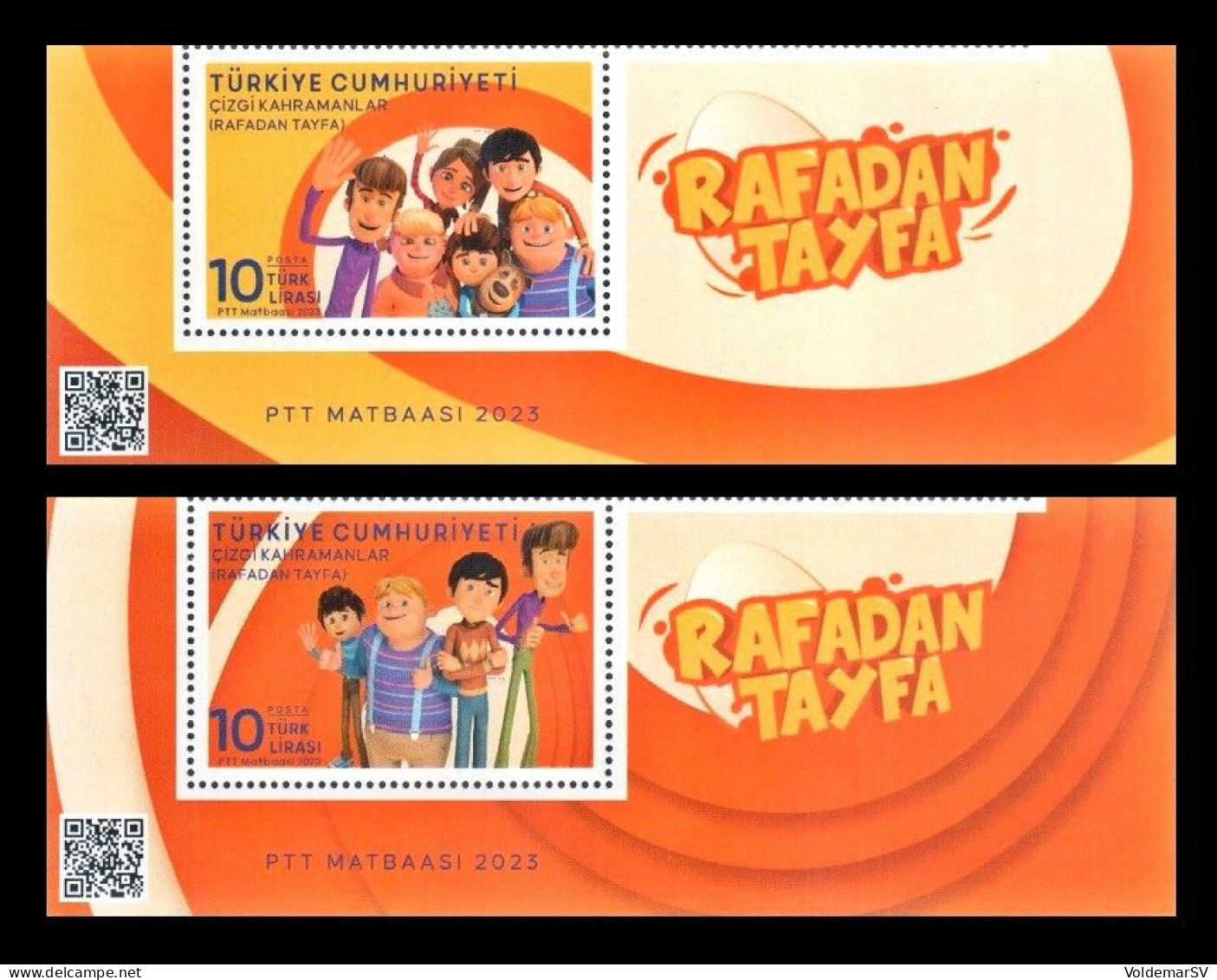 Turkey 2023 Mih. 4737/38 Cartoons Rafadan Tayfa (with Labels) MNH ** - Nuevos