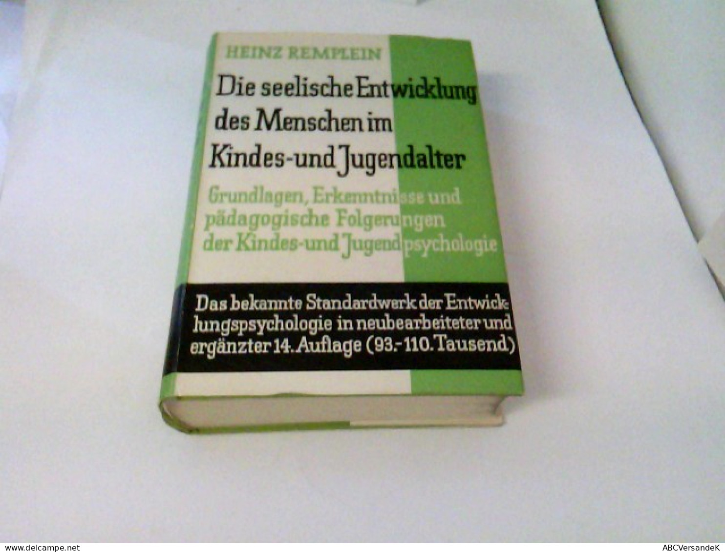 Die Seelische Entwicklung Des Menschen Im Kindes- Und Jugendalter - Psicología