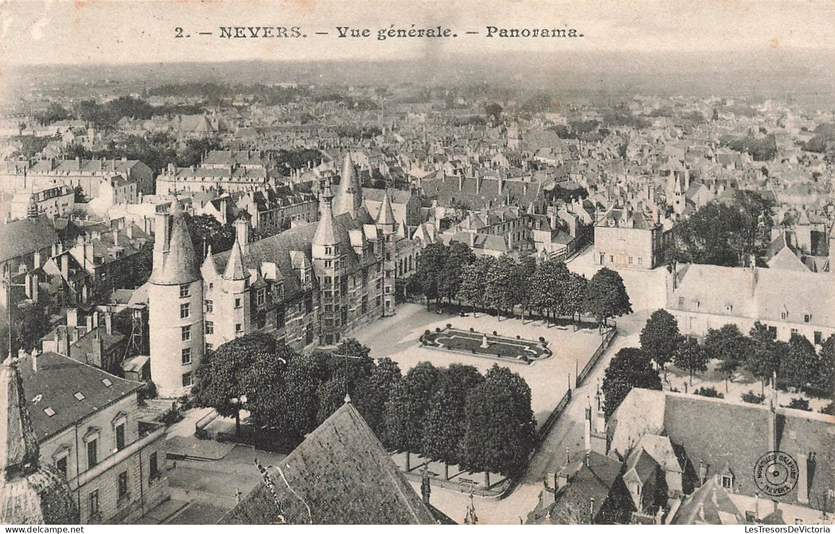 FRANCE - Nevers - Vue Générale - Panorama - Carte Postale Ancienne - Nevers