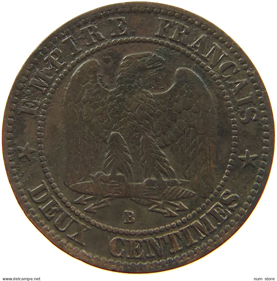 FRANCE 2 CENTIMES 1857 B NAPOLEON III. (1852-1870) #MA 100863 - 2 Centimes