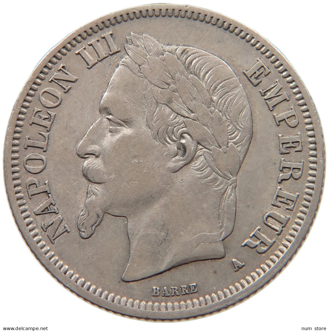 FRANCE 2 FRANCS 1868 A NAPOLEON III. (1852-1870) #MA 000039 - 2 Francs