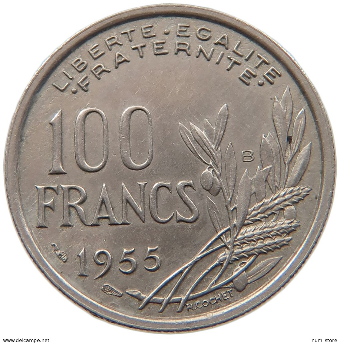 FRANCE 100 FRANCS 1955 B  #MA 099683 - 100 Francs