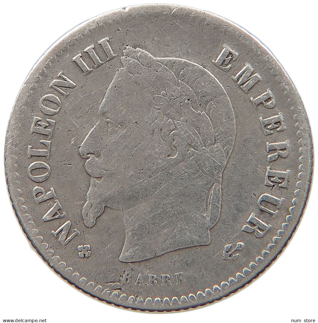 FRANCE 10 CENTIMES 1867 BB NAPOLEON III. (1852-1870) #MA 068325 - 10 Centimes