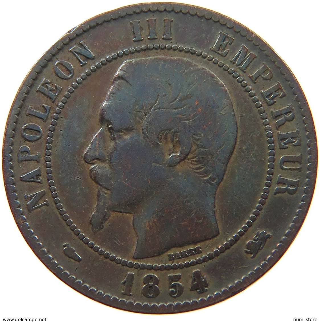 FRANCE 10 CENTIMES 1854 D NAPOLEON III. (1852-1870) #MA 101891 - 10 Centimes