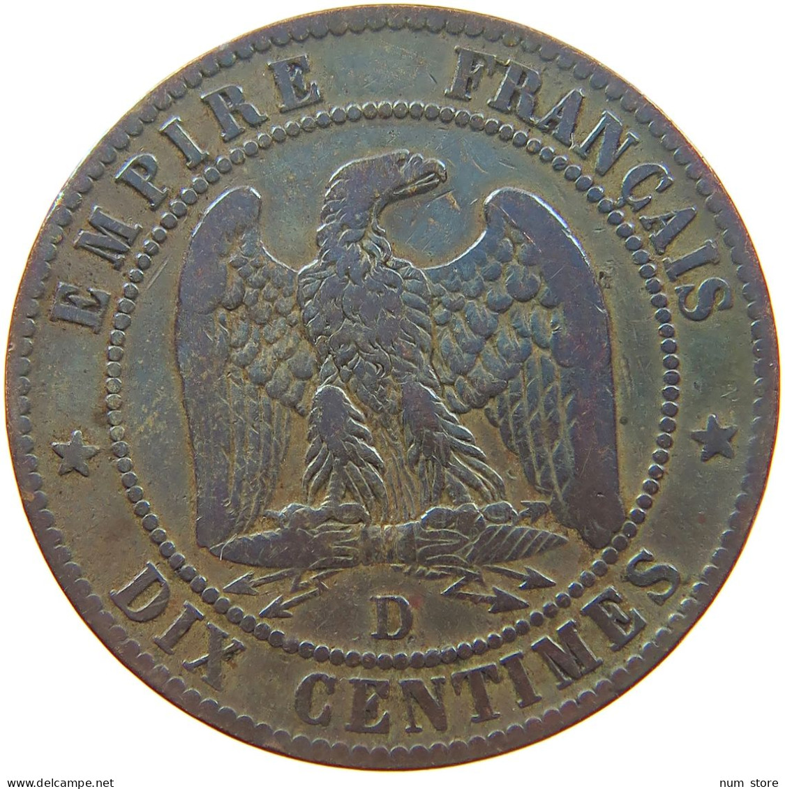 FRANCE 10 CENTIMES 1854 D NAPOLEON III. (1852-1870) #MA 101891 - 10 Centimes