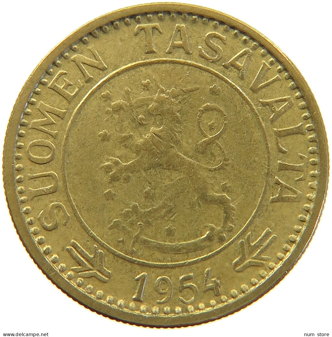 FINLAND 10 MARKKAA 1954  #MA 062433 - Finlande