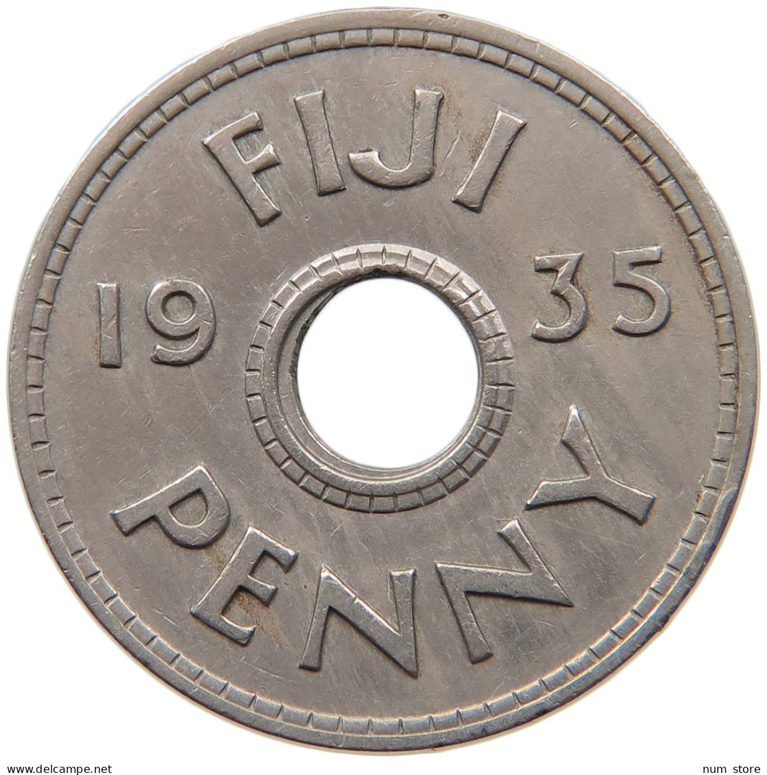 FIJI PENNY 1935 GEORGE V. (1910-1936) #MA 065816 - Fidschi