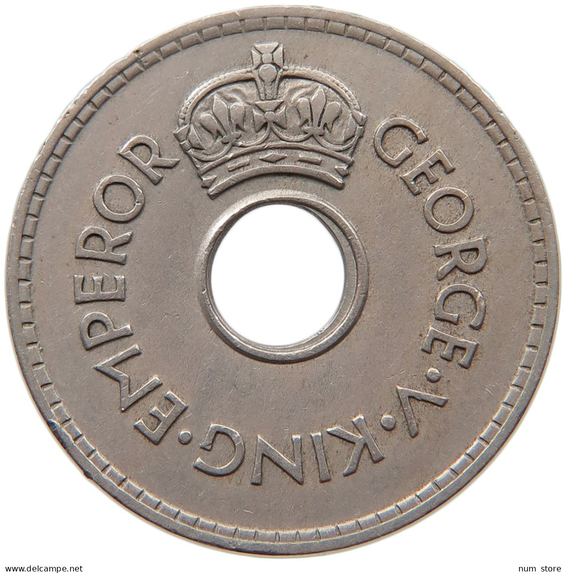 FIJI PENNY 1935 GEORGE V. (1910-1936) #MA 065816 - Fidschi